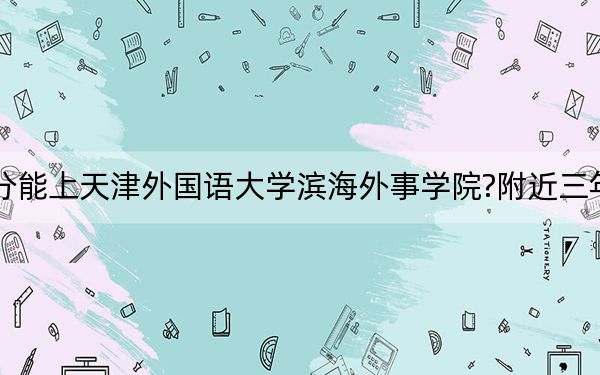 河南考生多少分能上天津外国语大学滨海外事学院?附近三年最低院校投档线