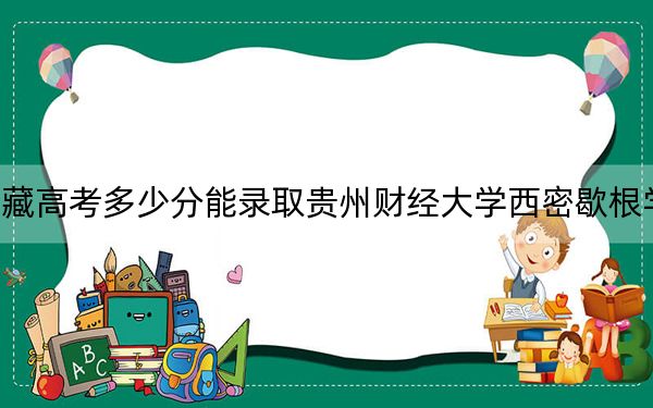 西藏高考多少分能录取贵州财经大学西密歇根学院？附2022-2024年最低录取分数线
