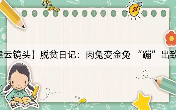 【津云镜头】脱贫日记：肉兔变金兔 “蹦”出致富路