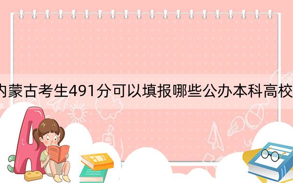 内蒙古考生491分可以填报哪些公办本科高校名单？（附带近三年491分大学录取名单）