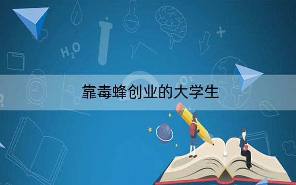 靠毒蜂创业的大学生