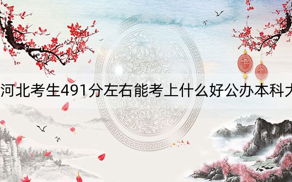 河北考生491分左右能考上什么好公办本科大学？（附带2022-2024年491录取名单）