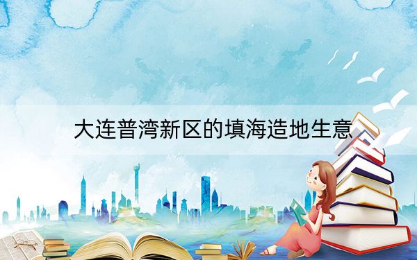 大连普湾新区的填海造地生意