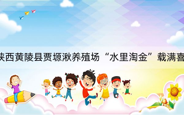 陕西黄陵县贾塬湫养殖场“水里淘金”载满喜悦
