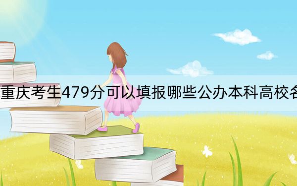 重庆考生479分可以填报哪些公办本科高校名单？（附带近三年高考大学录取名单）