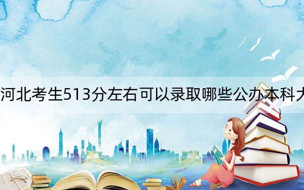 河北考生513分左右可以录取哪些公办本科大学?(附带近三年513分大学录取名单)