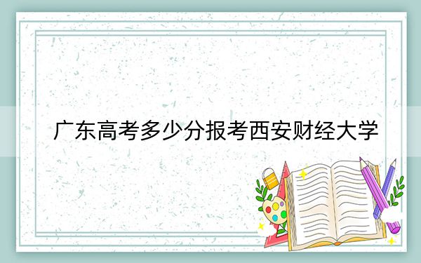 广东高考多少分报考西安财经大学?附2022-2024年最低录取分数线