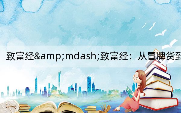 致富经&mdash;致富经：从冒牌货到正规军