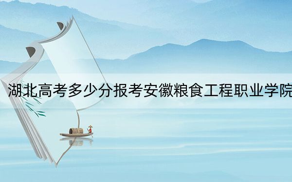 湖北高考多少分报考安徽粮食工程职业学院？2024年历史类投档线344分 物理类录取分375分