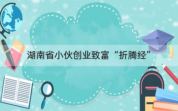 湖南省小伙创业致富“折腾经”