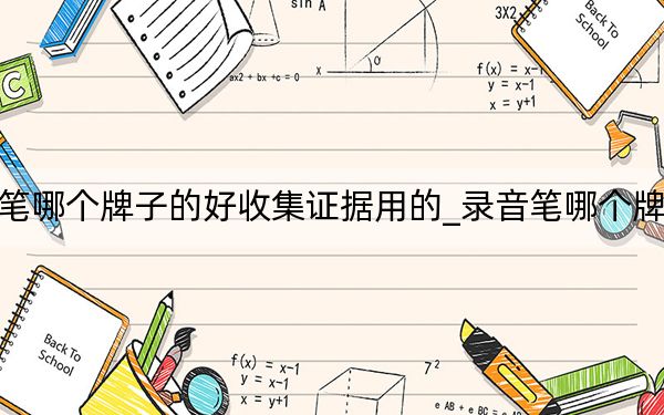 录音笔哪个牌子的好收集证据用的_录音笔哪个牌子的好